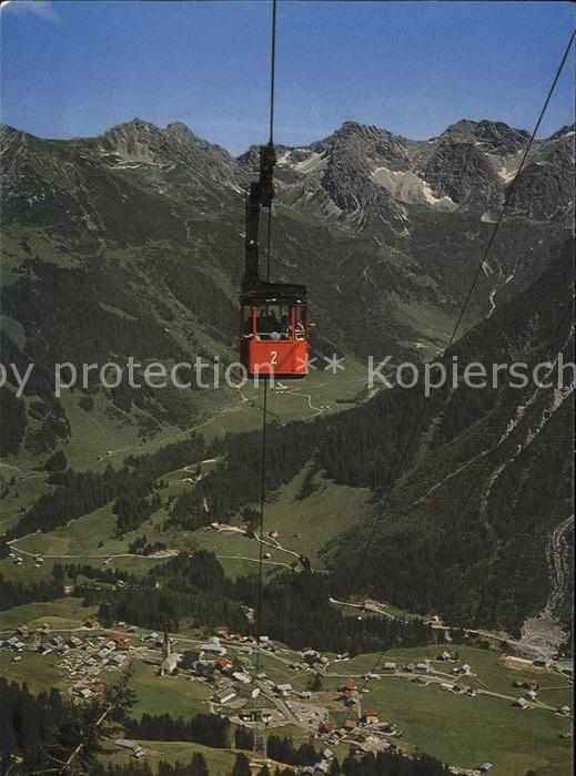Seilbahn Walmendingerhornbahn Kleinwalsertal Mit