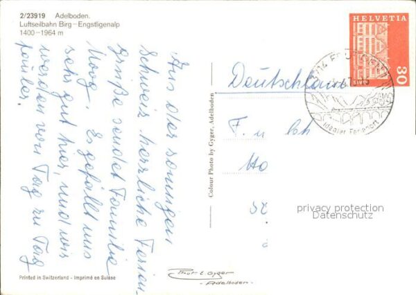Seilbahn Birg-Engstligenalp Adelboden – Bild 2