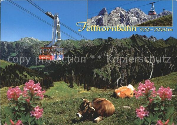 Seilbahn Fellhornbahn Oberstdorf Allgäu Fastenoy