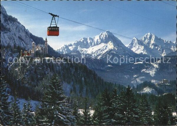 Seilbahn Tegelbergbahn Königsschloss Neuschwanst