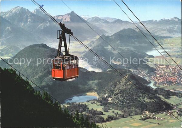 Seilbahn Tegelbergbahn Schwangau-Füssen Brentenj