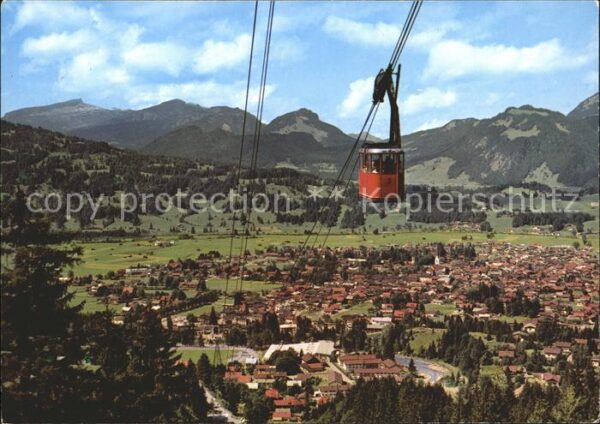 Seilbahn Nebelhornbahn Oberstdorf Allgäuer Alpen