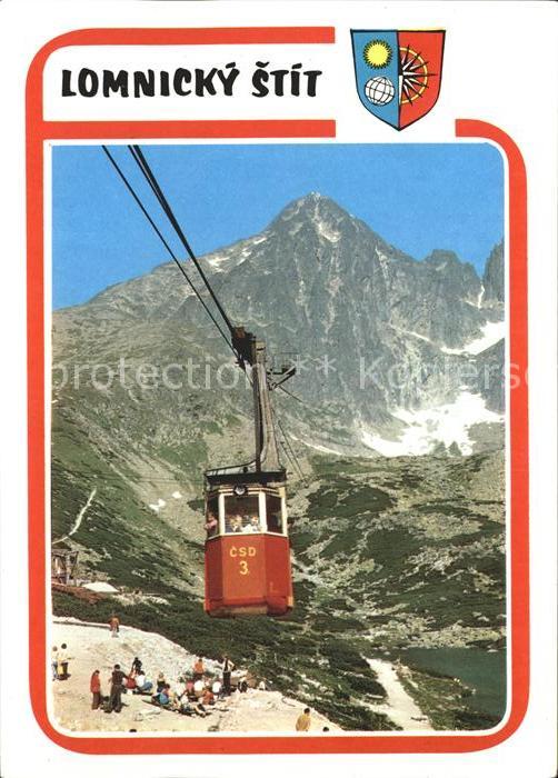 Seilbahn Vysoke Tatry Lomnicky Stit Hohe Tatra