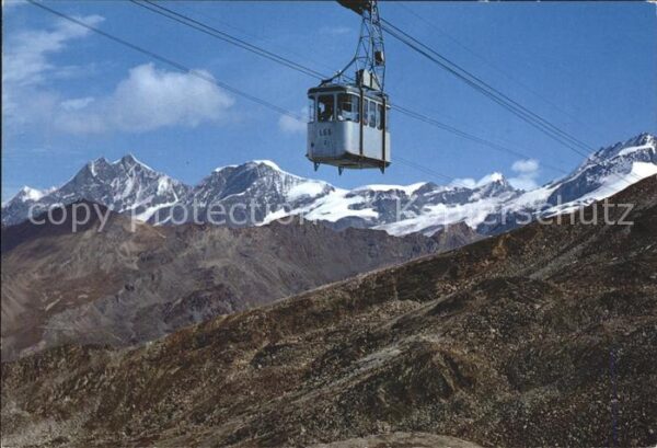 Seilbahn Gornergrat-Stockhorn Zermatt Dom Alphub