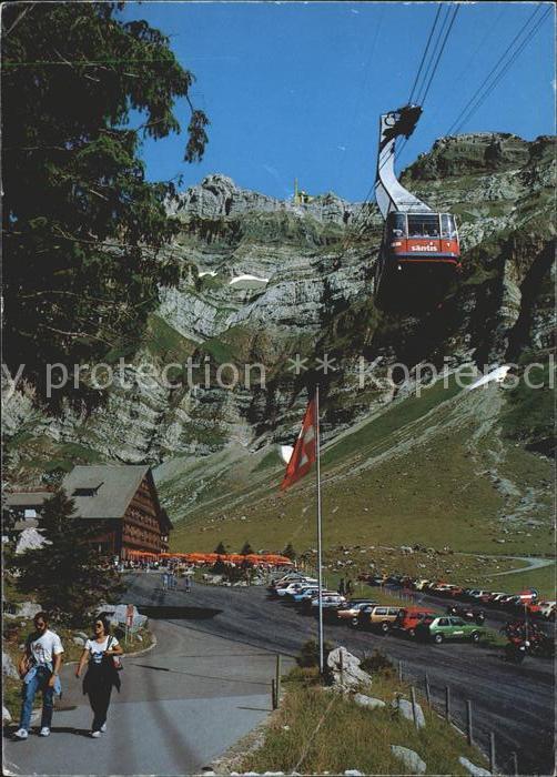 Seilbahn Säntis Schwägalp Restaurant Gyrenspitz