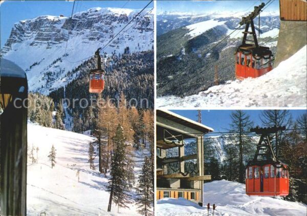 Seilbahn Seceda Val Gardena Dolomiti Grödner Tal