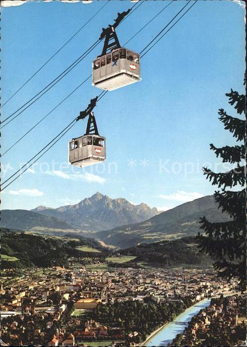 Seilbahn Nordkettenbahn Innsbruck Wagenkreuzung