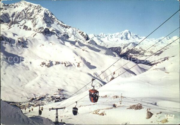 Seilbahn Toviere Sache Mont Blanc Tignes Savoie