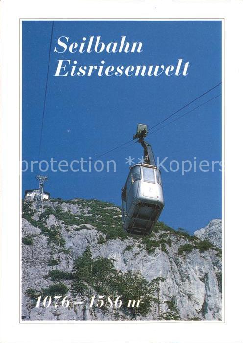 Seilbahn Eisriesenwelt Werfen Salzburger Land