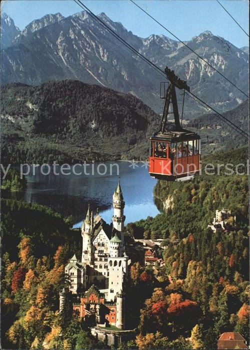 Seilbahn Tegelbergbahn Schwangau Füssen Schloss