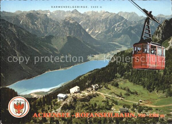 Seilbahn Rofan Bergstation Maurach Achensee Erfu