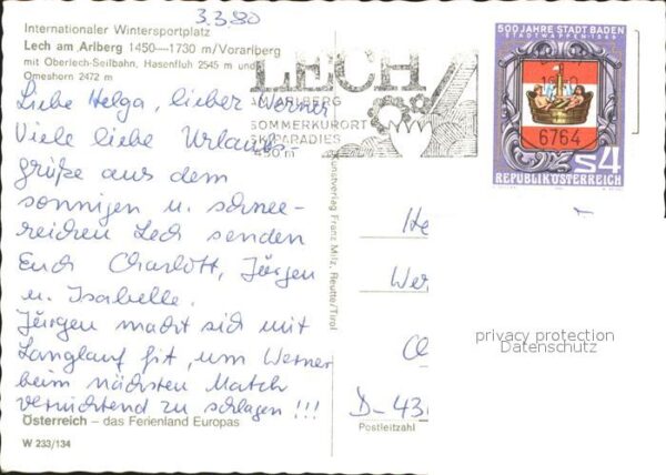 Seilbahn Oberlech Lech am Arlberg Hasenfluh Omes – Bild 2