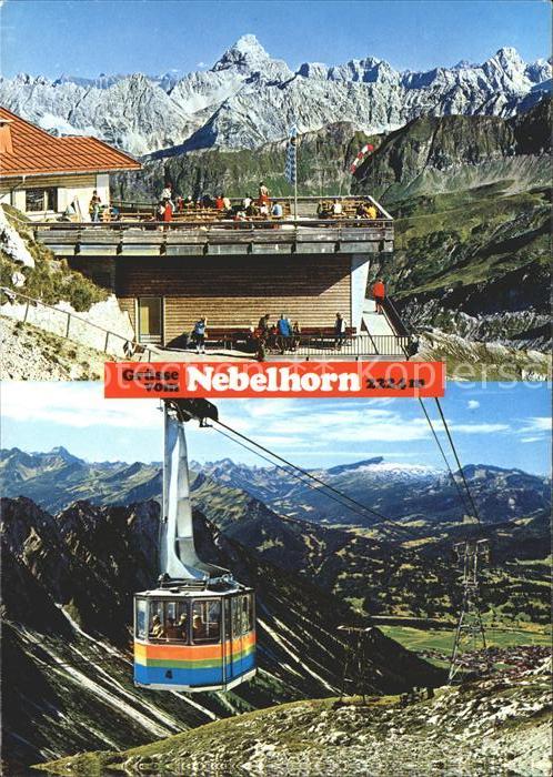 Seilbahn Nebelhorn Oberstdorf Allgäu Gipfelhütte