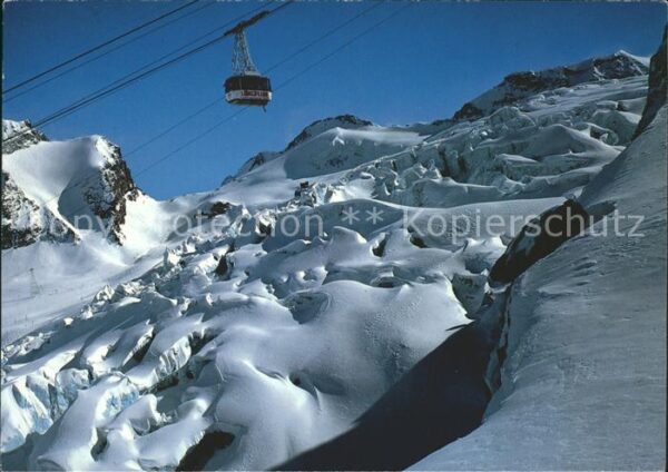 Seilbahn Längfluh Saas Fee Wallis Egginerjoch Fe