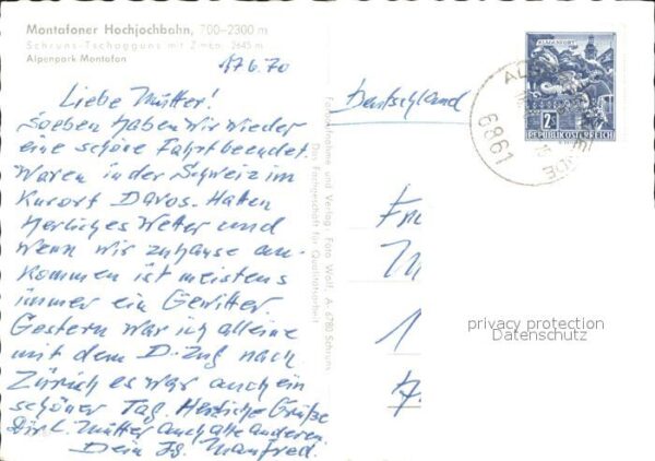 Seilbahn Montafoner Hochjochbahn Schruns-Tschagg – Bild 2