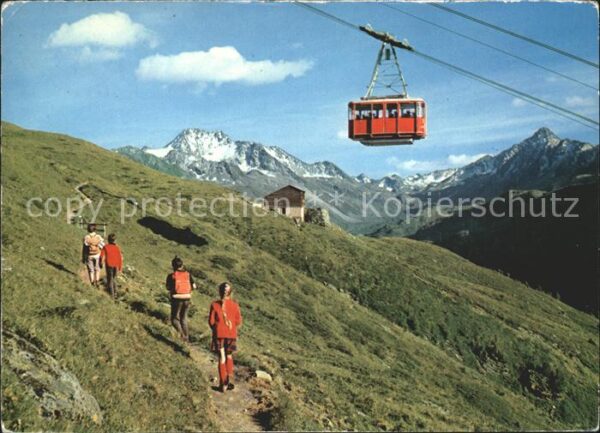 Seilbahn Pischabahn Flüela Wisshorn Schwarzhorn