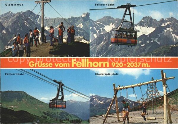Seilbahn Fellhorn Oberstdorf Hochallgäu Kindersp