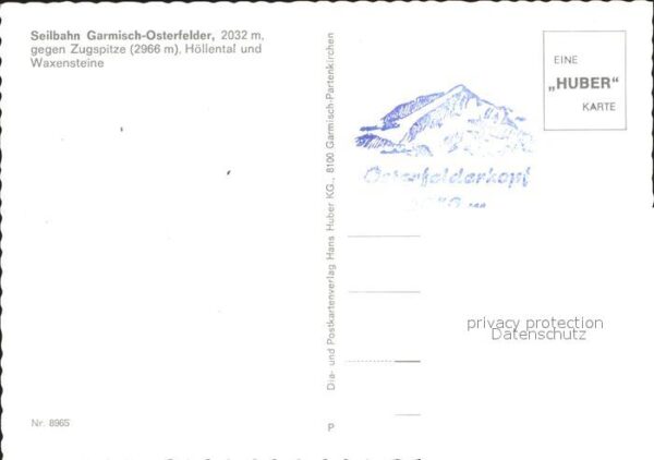 Seilbahn Garmisch-Osterfelder Zugspitze Höllenta – Bild 2
