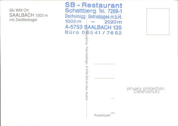 Seilbahn Saalbach Zwölferkogel – Bild 2