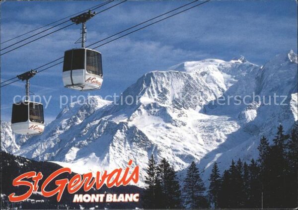 Seilbahn St. Gervais Mont-Blanc