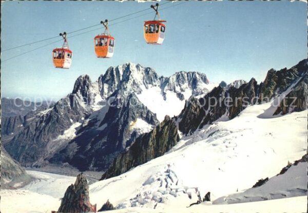 Seilbahn Aiguille du Midi Chamonix Mont Blanc Va