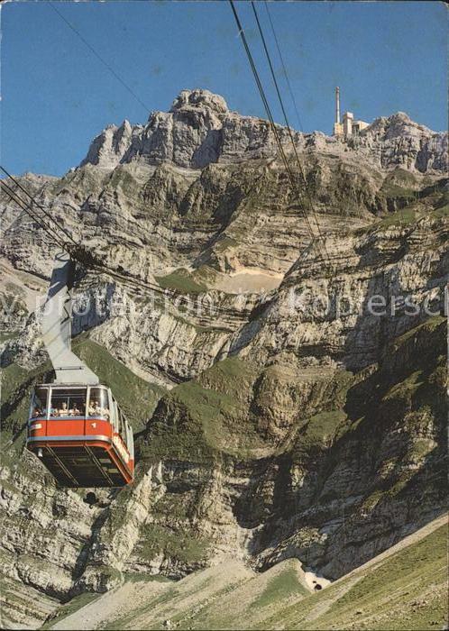 Seilbahn Säntis Schwägalp Gyrenspitz