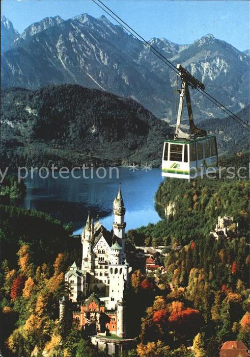 Seilbahn Königsschloss Neuschwanstein