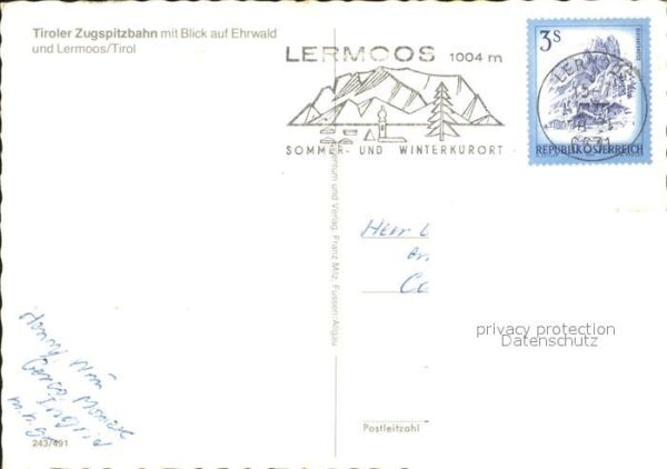 Seilbahn Tiroler Zugspitzbahn Ehrwald Lermoos Ti – Bild 2