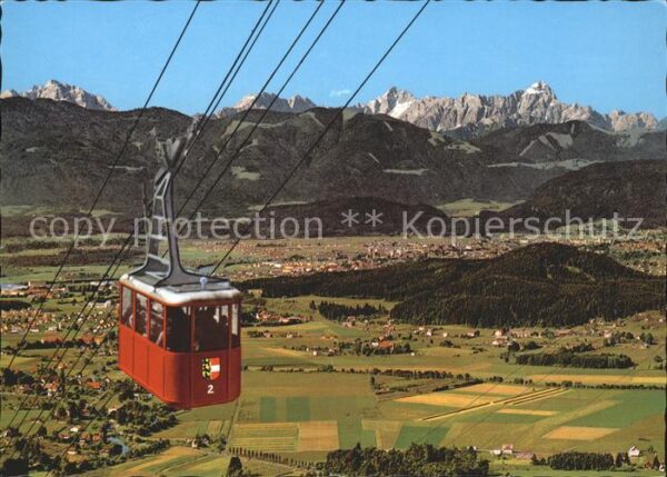 Seilbahn Kanzel Villach Julische Alpen Mangart K
