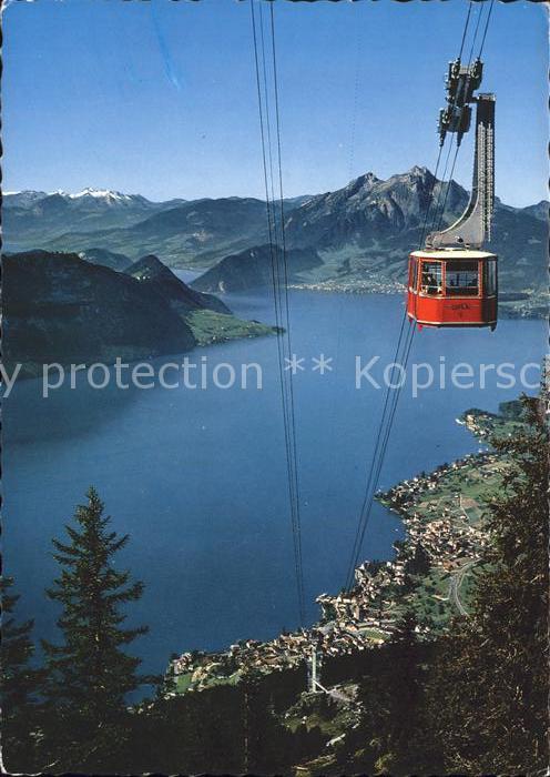 Seilbahn Weggis Rigi Kaltbad Vierwaldstättersee