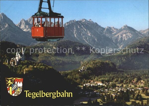 Seilbahn Tegelberg Königsschloss Alpsee