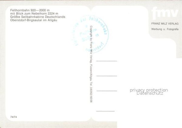 Seilbahn Fellhorn Nebelhorn Oberstdorf-Birgsauta – Bild 2