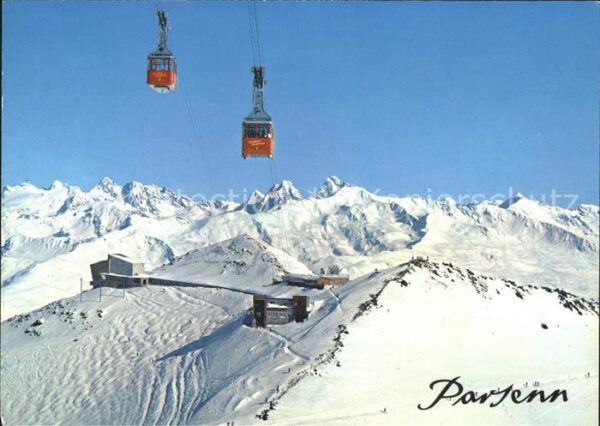 Seilbahn Weissfluhjoch Weissfluhgipfel Davos Par