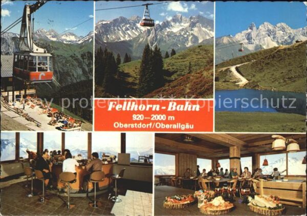 Seilbahn Fellhorn Oberstdorf-Birgsautal Oberallg
