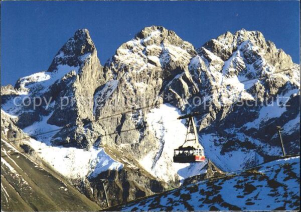 Seilbahn Fellhorn Oberstdorf Allgäu Mädelegabelg