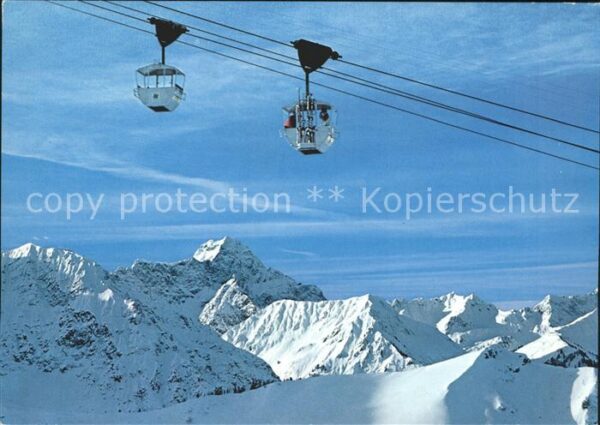 Seilbahn Kanzelwand Kleinwalsertal Widderstein