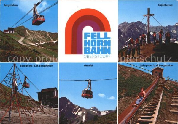 Seilbahn Fellhorn Oberstdorf Bergstation Spielpl