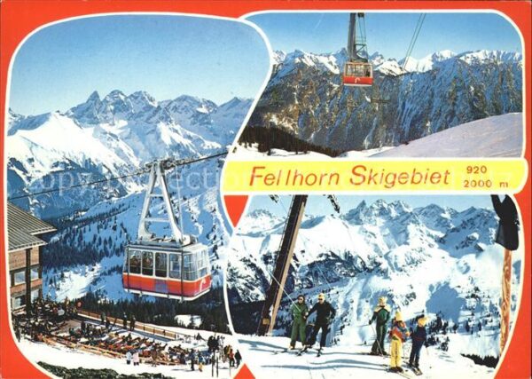 Seilbahn Fellhorn Birgsautal Oberstdorf Allgäu