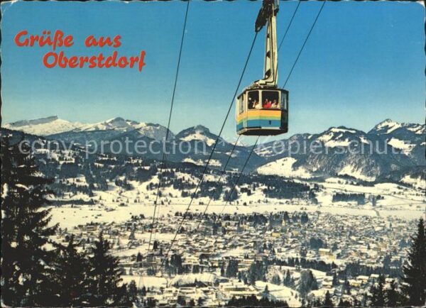 Seilbahn Nebelhorn Oberstdorf Allgäu Hoher Ifen
