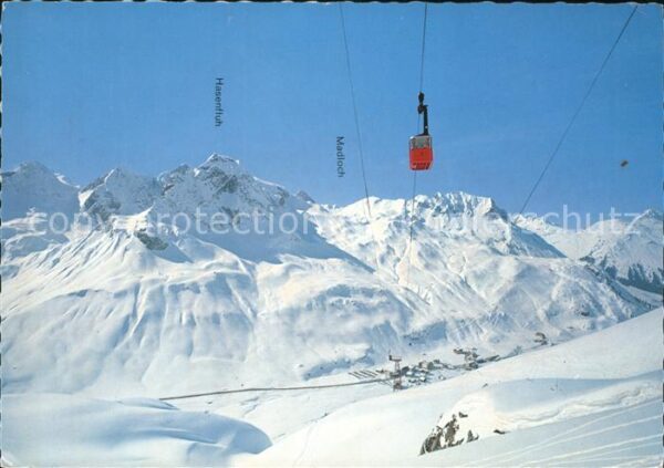 Seilbahn Trittkopf Hasenfluh Madloch Zürs am Arl