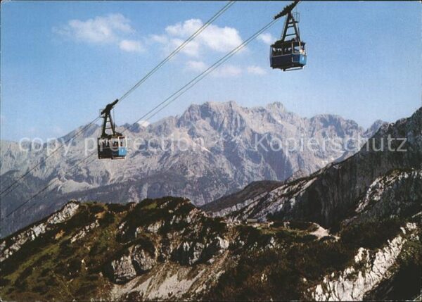 Seilbahn Hochalm Osterfelder Kopf Dreitorspitze