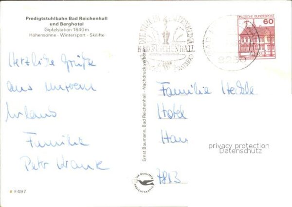 Seilbahn Predigtstuhl Bad Reichenhall Berghotel – Bild 2