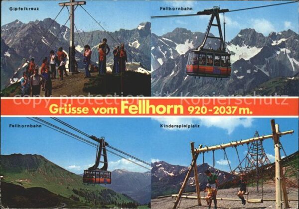 Seilbahn Fellhorn Oberstdorf Hochallgäu Kindersp