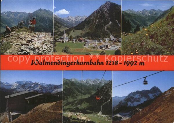 Seilbahn Walmendingerhorn Mittelberg Kleinwalser