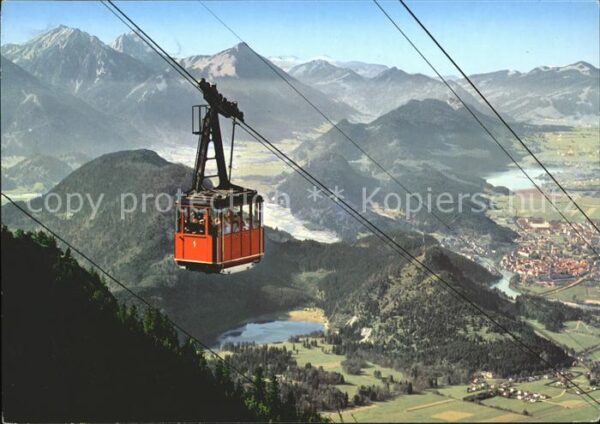 Seilbahn Tegelberg Schwangau Füssen Brentenjoch