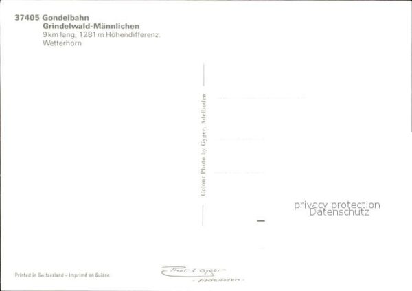 Seilbahn Grindelwald-Männlichen Wetterhorn – Bild 2