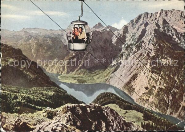Seilbahn Jenner Watzmann Stein Meer Königsee