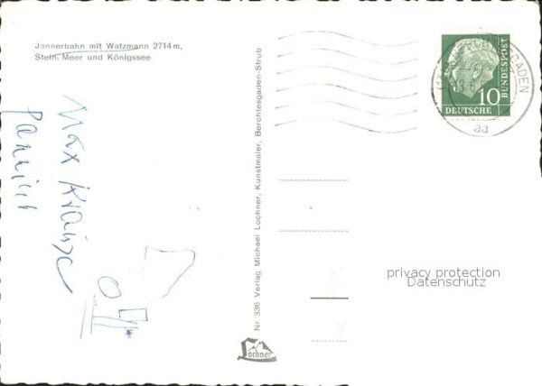 Seilbahn Jenner Watzmann Stein Meer Königsee – Bild 2