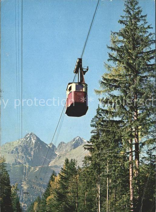Seilbahn Vysoke Tatry Hohe Tatra Lanovka na Lomn