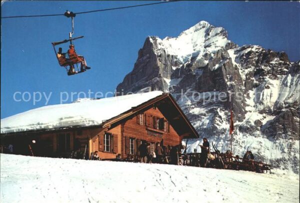 Seilbahn First Grindelwald Restaurant Bort Wette